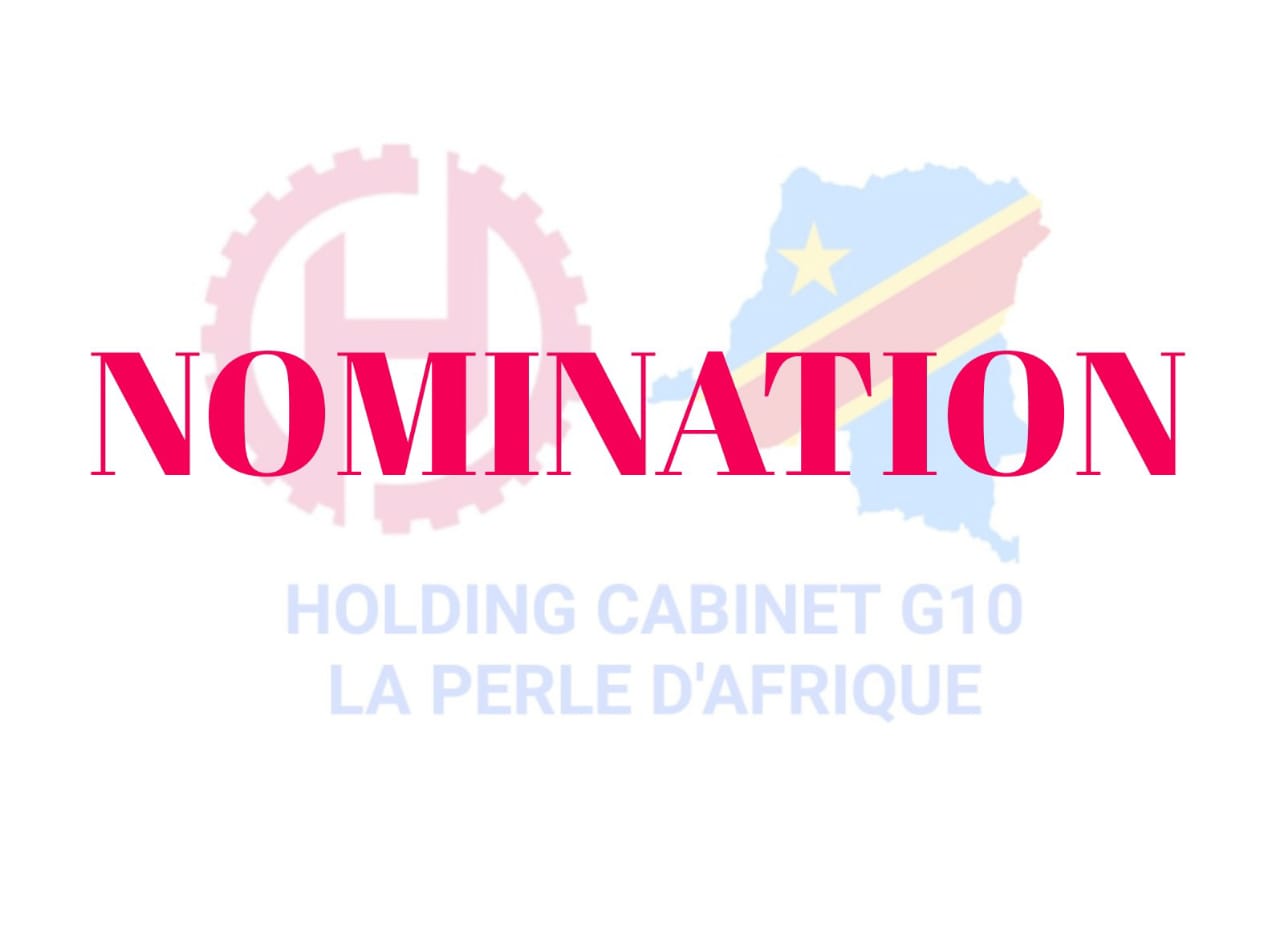 Sur nomination nº006 signée par le PDG du HOLDING CABINET G10 en date du 17 février 2025